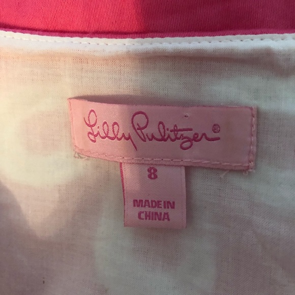 Lilly Pulitzer sleeveless cotton dress 8 - Picture 4 of 8